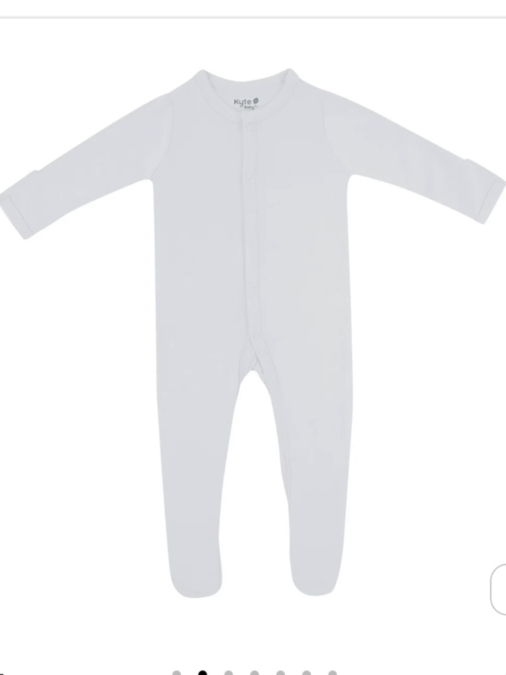 Kyte Baby Snap Footie Storm